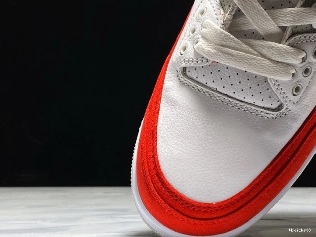 Reps TBkick CJ0939-100 Jordan 3 Air Tinker White Retro University Red 0720